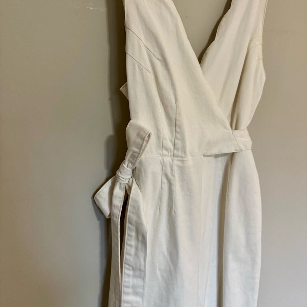 Anthropologie - Elegant White Jumpsuit - Picture 4 of 11